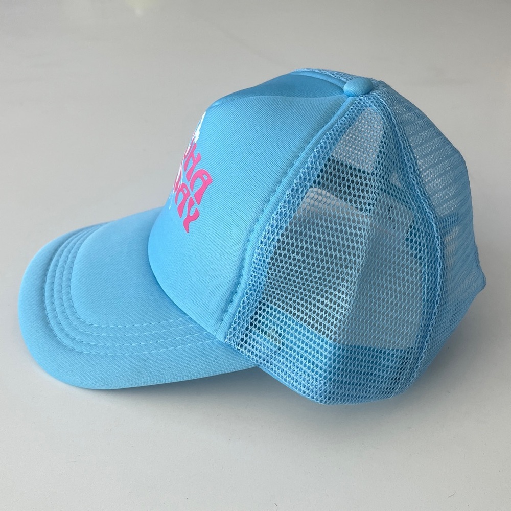 Kai Aloha "Aloha Friday" Hawaii Trucker Hat - Blue & Pink LIMITED EDITION - Picture 3 of 6